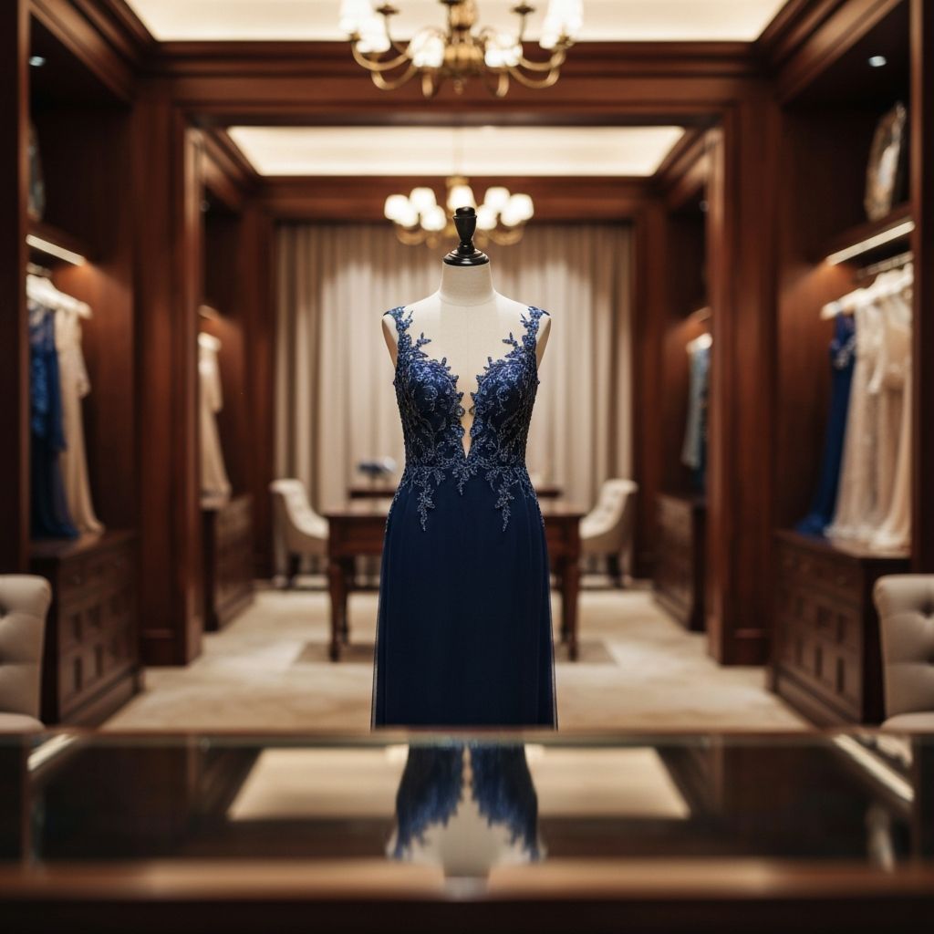 Vestido longo de festa